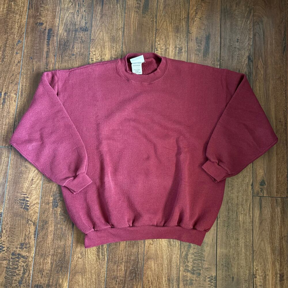 Vintage 90s Brittania by Levi Strauss Sweatshirt Mens XL Red Blank Essential